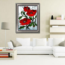 Charger l&#39;image dans la galerie, Fleurs - diamant rond complet - 30x40cm
