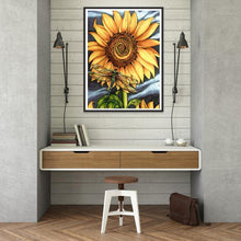 Charger l&#39;image dans la galerie, Fleurs - diamant rond complet - 30x40cm
