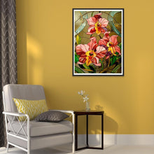 Charger l&#39;image dans la galerie, Fleurs - diamant rond complet - 30x40cm
