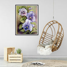 Charger l&#39;image dans la galerie, Fleurs - diamant rond complet - 30x40cm
