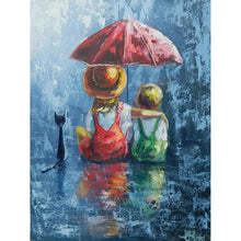 Charger l&#39;image dans la galerie, Fille - diamant rond complet - 30x40cm
