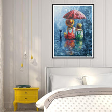 Charger l&#39;image dans la galerie, Fille - diamant rond complet - 30x40cm

