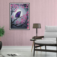 Charger l&#39;image dans la galerie, Papillon - diamant rond complet - 30x40cm

