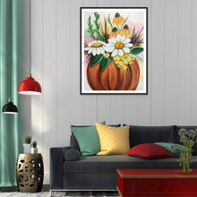 Charger l&#39;image dans la galerie, Citrouille - diamant rond complet - 30x40cm
