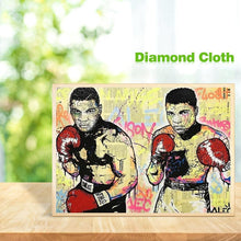 Charger l&#39;image dans la galerie, Champion de boxe - diamant rond complet - 30x40cm
