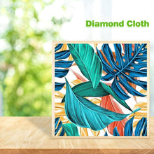 Charger l&#39;image dans la galerie, Feuilles - diamant rond complet - 30x30cm
