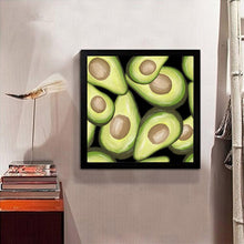 Charger l&#39;image dans la galerie, Avocat - diamant rond complet - 30x30cm
