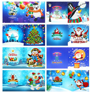 8pcs/Set-Christmas-Diamond Cartes de voeux