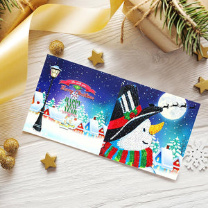 8pcs/Set-Christmas-Diamond Cartes de voeux