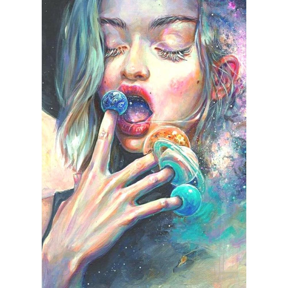 Beauté - diamant rond complet - 30x40cm