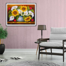 Charger l&#39;image dans la galerie, Tournesol - diamant rond complet - 40x30cm
