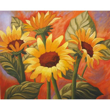 Charger l&#39;image dans la galerie, Tournesol - diamant rond complet - 40x30cm
