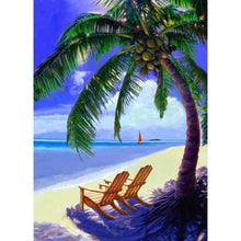 Charger l&#39;image dans la galerie, Paysage - diamant rond complet - 30x40cm
