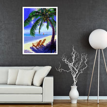 Charger l&#39;image dans la galerie, Paysage - diamant rond complet - 30x40cm
