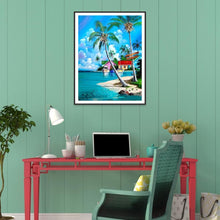 Charger l&#39;image dans la galerie, Paysage - diamant rond complet - 30x40cm
