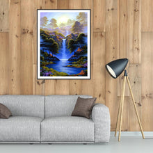 Charger l&#39;image dans la galerie, Paysage - diamant rond complet - 30x40cm

