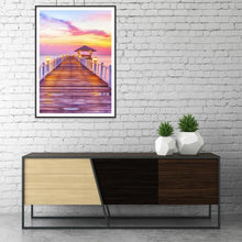 Charger l&#39;image dans la galerie, Paysage - diamant rond complet - 30x40cm
