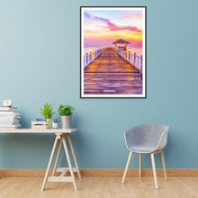 Charger l&#39;image dans la galerie, Paysage - diamant rond complet - 30x40cm
