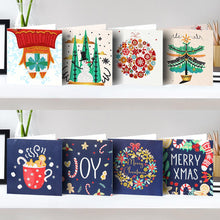 Charger l&#39;image dans la galerie, 8pcs/Set-Christmas-Diamond Cartes de voeux
