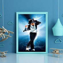 Charger l&#39;image dans la galerie, Michael jackson - diamant rond complet - 30x40cm
