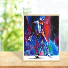 Charger l&#39;image dans la galerie, Michael jackson - diamant rond complet - 30x40cm
