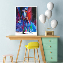Charger l&#39;image dans la galerie, Michael jackson - diamant rond complet - 30x40cm
