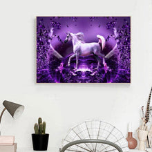 Charger l&#39;image dans la galerie, Cheval - diamant rond complet - 30x40cm
