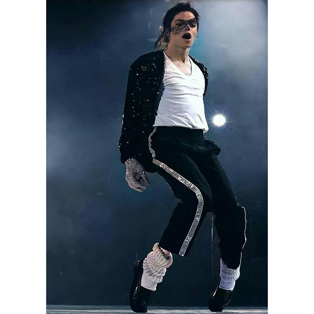 Michael jackson - diamant rond complet - 30x40cm