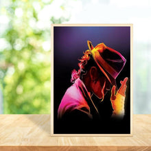Charger l&#39;image dans la galerie, Michael jackson - diamant rond complet - 30x40cm
