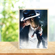 Charger l&#39;image dans la galerie, Michael jackson - diamant rond complet - 30x40cm
