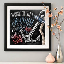 Charger l&#39;image dans la galerie, Mots - diamant rond complet - 30x30cm
