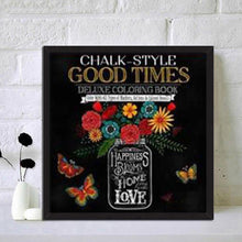 Charger l&#39;image dans la galerie, Mots - diamant rond complet - 30x30cm
