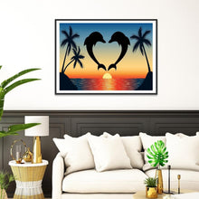 Charger l&#39;image dans la galerie, Paysage - diamant rond complet - 40x30cm
