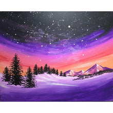 Charger l&#39;image dans la galerie, Paysage - diamant rond complet - 40x30cm

