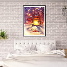 Charger l&#39;image dans la galerie, Lumière de flamme - diamant rond complet - 30x40cm
