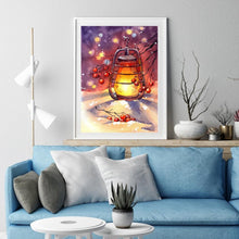 Charger l&#39;image dans la galerie, Lumière de flamme - diamant rond complet - 30x40cm
