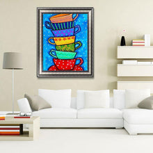 Charger l&#39;image dans la galerie, Coupe - diamant rond complet - 30x40cm
