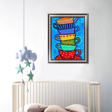 Charger l&#39;image dans la galerie, Coupe - diamant rond complet - 30x40cm
