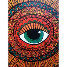 Charger l&#39;image dans la galerie, Oeil - diamant rond complet - 30x40cm
