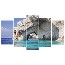 Charger l&#39;image dans la galerie, 5pcs bord de mer - diamant rond complet - 95x45cm
