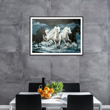Charger l&#39;image dans la galerie, Cheval - diamant rond complet - 30x40cm
