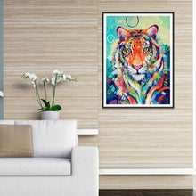 Charger l&#39;image dans la galerie, Tigre - diamant rond complet - 30x40cm
