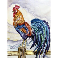Charger l&#39;image dans la galerie, Coq - diamant rond complet - 30x40cm
