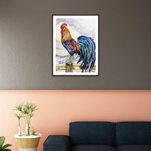 Charger l&#39;image dans la galerie, Coq - diamant rond complet - 30x40cm
