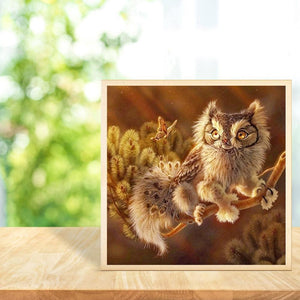 Animal - diamant rond complet - 30x30cm