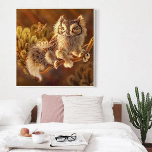 Animal - diamant rond complet - 30x30cm