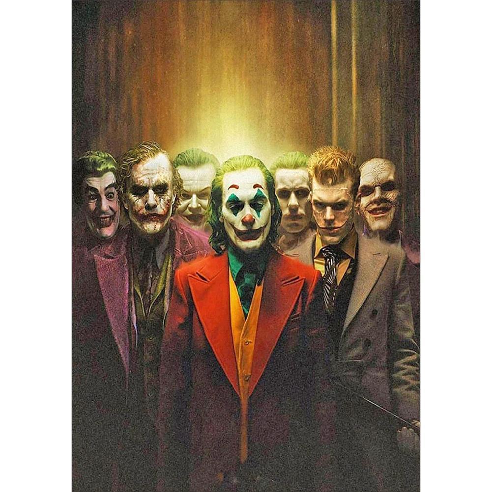 Clown - diamant rond complet - 30x40cm