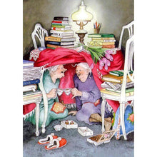 Charger l&#39;image dans la galerie, Grand-mère - diamant rond complet - 30x40cm
