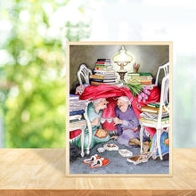 Charger l&#39;image dans la galerie, Grand-mère - diamant rond complet - 30x40cm
