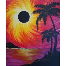 Charger l&#39;image dans la galerie, Arbre de plage - peinture complète de diamant - 30x40cm
